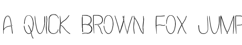 Preview of Scarythin St Regular font