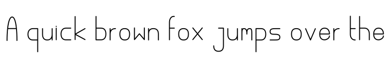 Preview of Scenery Regular font