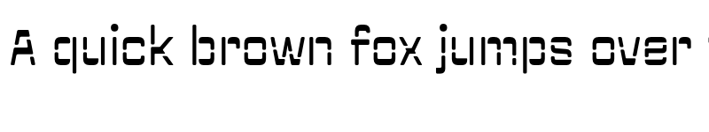 Preview of Schablona No2 font