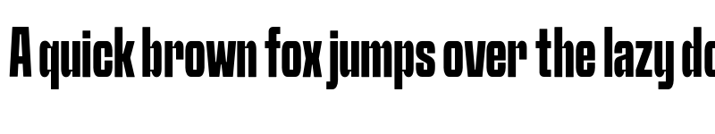 Preview of SCHABO Condensed font