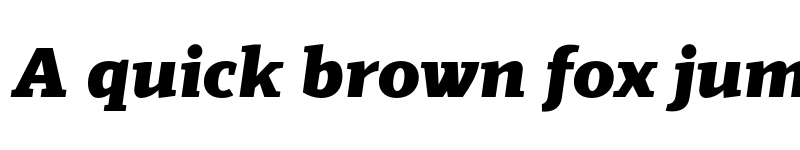 Preview of Scharf Black Italic font