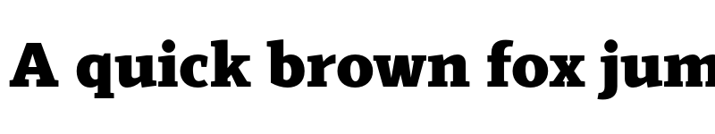 Preview of Scharf Black font