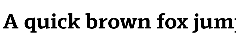 Preview of Scharf Bold font