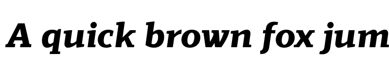 Preview of Scharf Heavy Italic font