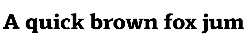 Preview of Scharf Heavy font