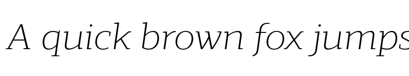 Preview of Scharf Light Italic font