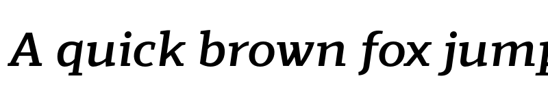 Preview of Scharf Medium Italic font