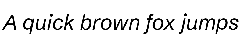 Preview of Schibsted Grotesk Italic font