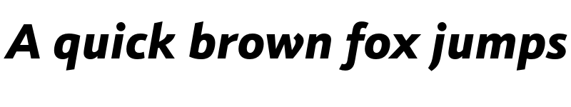 Preview of Schnebel Sans ME Black Italic font