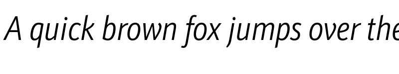 Preview of Schnebel Sans ME Comp Light Italic font