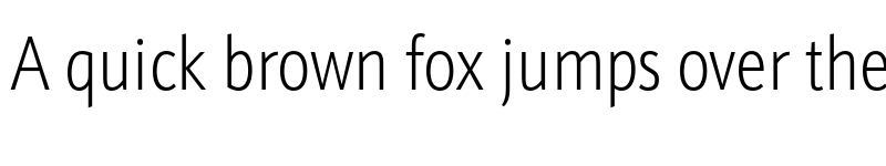 Preview of Schnebel Sans ME Comp Thin font