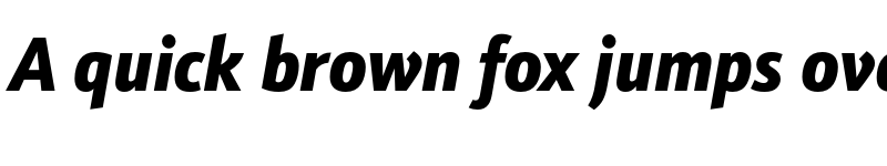 Preview of Schnebel Sans ME Cond Black Italic font