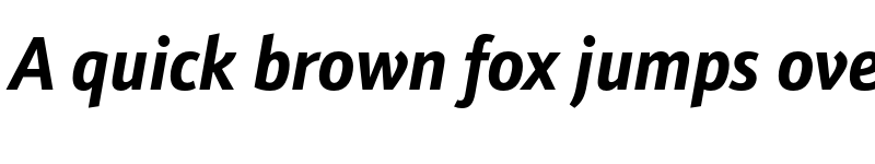 Preview of Schnebel Sans ME Cond Bold Italic font