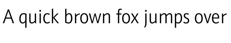 Preview of Schnebel Sans ME Cond Light font