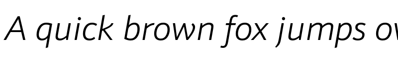 Preview of Schnebel Sans ME Light Italic font