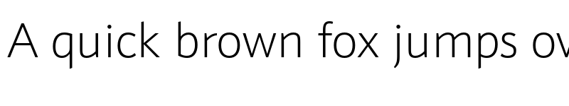 Preview of Schnebel Sans ME Thin font