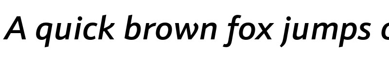 Preview of Schnebel Sans Pro Medium Italic font