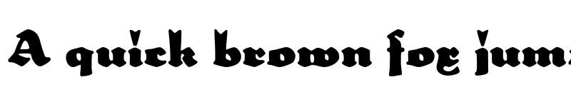 Preview of Schulze Werbekraft Regular font