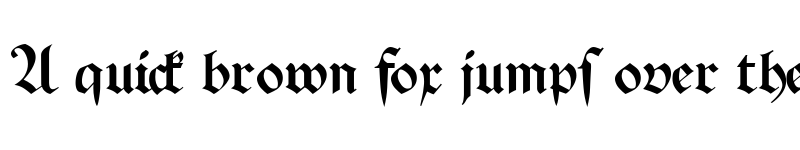 Preview of Schwaben Alt Bold font