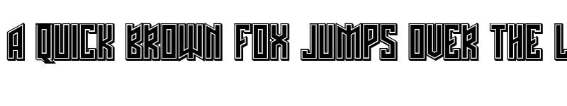 Preview of Schwachsinn 3D Filled Regular font