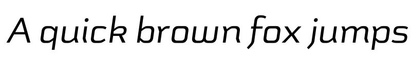 Preview of Schwager Sans Regular It font