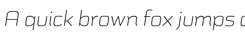 Preview of Schwager Sans Thin Italic font