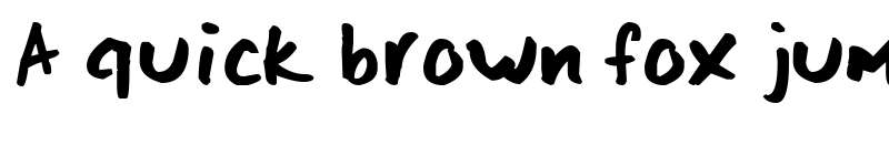 Preview of Scoder Hand Regular font