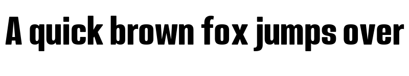 Preview of Scolth Free Bold Condensed font