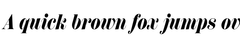 Preview of Scotch Display Compressed Fat Italic font