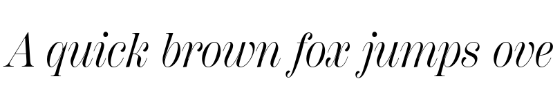 Preview of Scotch Display Condensed Italic font