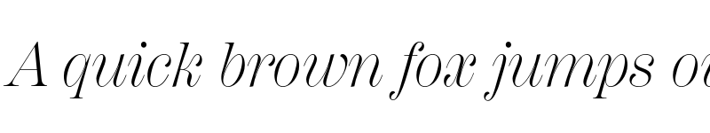 Preview of Scotch Display Light Italic font