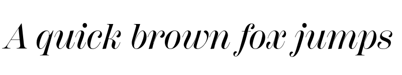 Preview of Scotch Display Medium Italic font