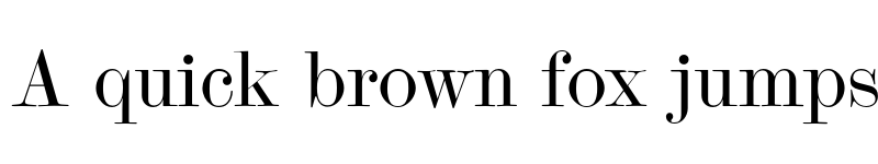 Preview of Scotch Modern Display Regular font