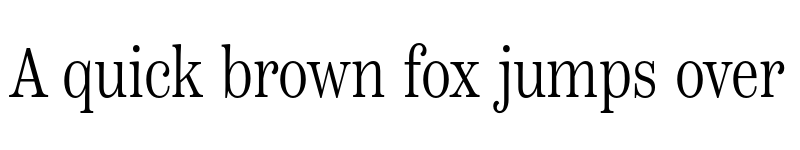 Preview of Scotch Text Compressed Light font