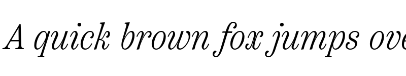 Preview of Scotch Text Condensed Light Italic font