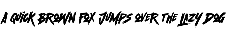 Preview of Scramble Storm Regular font