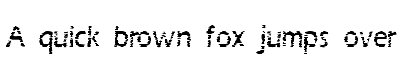 Preview of Scratch Board Regular font