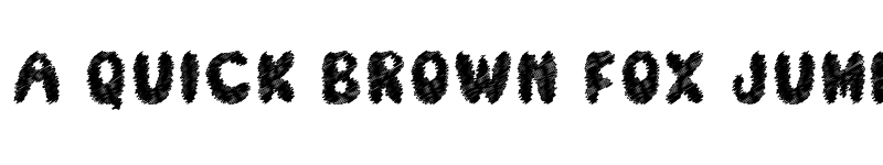 Preview of Screamer Regular font