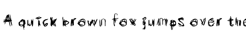 Preview of Scribblicious Regular font