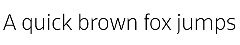 Preview of Scuba W05 t Light Extended font