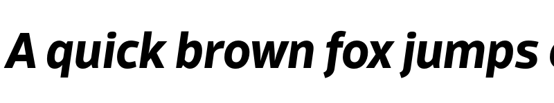 Preview of ScubaW05-BoldItalic Regular font