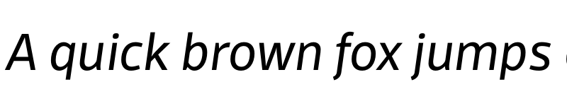 Preview of ScubaW05-Italic Regular font