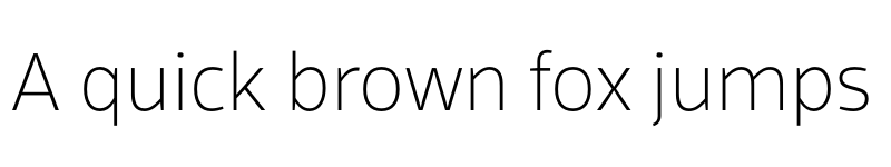 Preview of ScubaW05-Thin Regular font