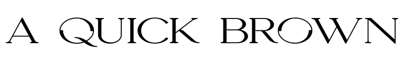 Preview of Seafont Wider 3 font