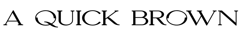 Preview of Seafont Wider 4 font