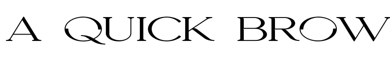 Preview of Seafont Widest 3 font