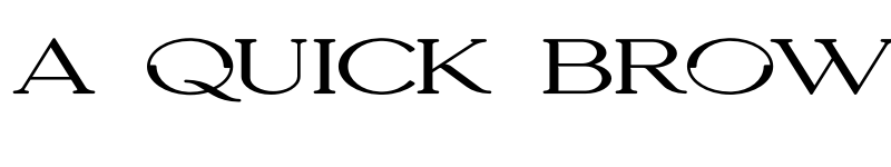 Preview of Seafont Widest 4 font