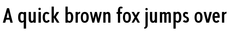 Preview of SeanSans CompressedBold font