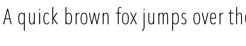 Preview of SeanSans CompressedExtralight font