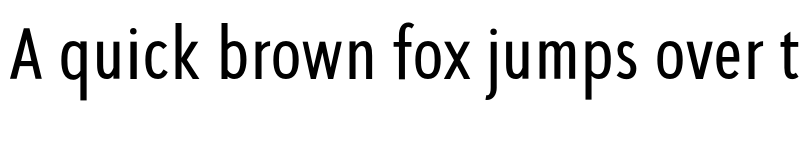 Preview of SeanSans CompressedMedium font